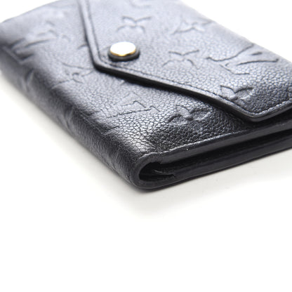 Louis Vuitton Empreinte Compact Curieuse Wallet Black 8 of 8