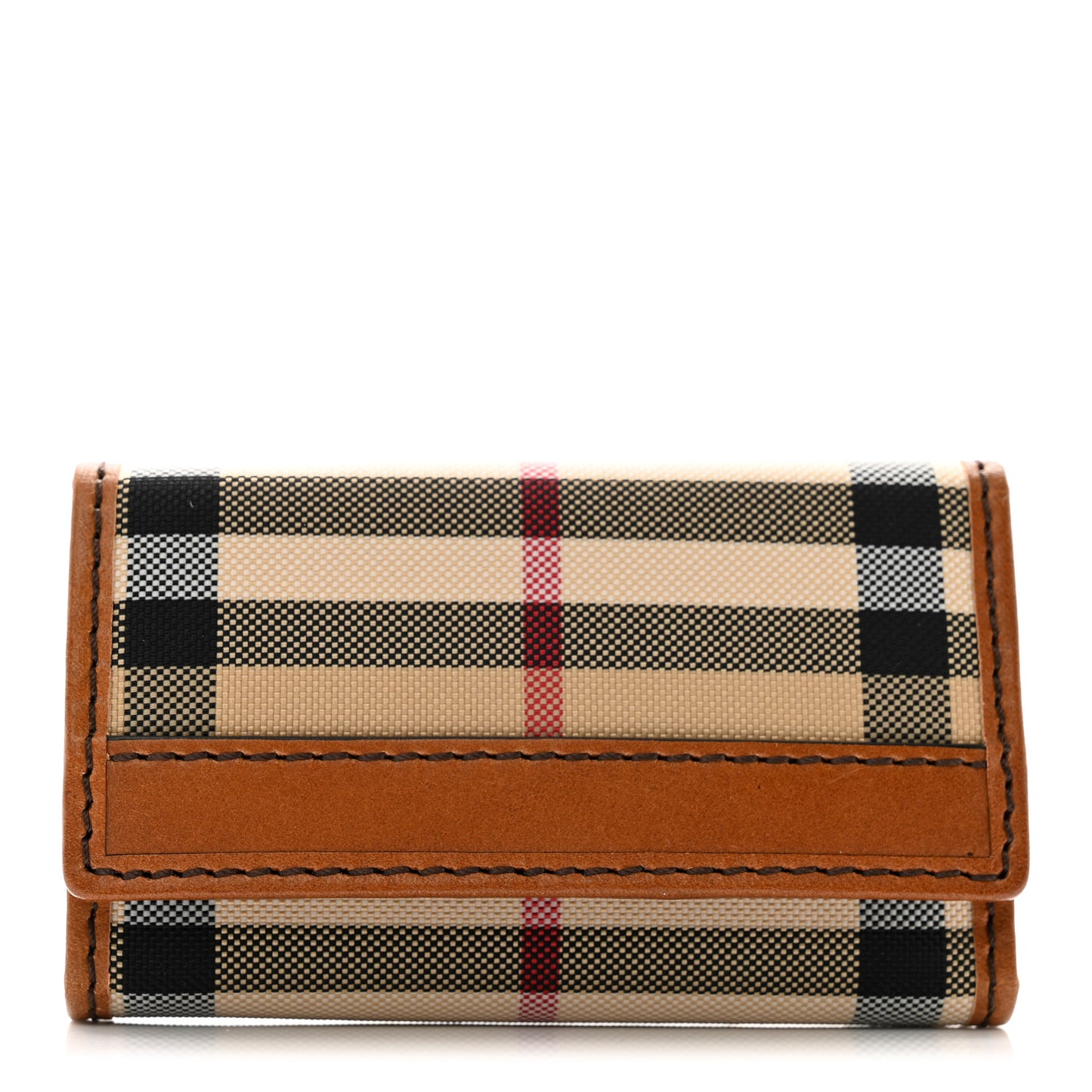Horseferry Checkirby 6 Key Holder Case Tan