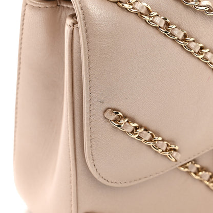 Chanel Metallic Lambskin Small CC Chain Flap Light Gold 11 of 12