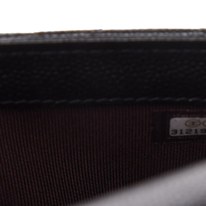 Chanel Caviar Quilted Flap Phone Holder With Chain Black 10 of 12