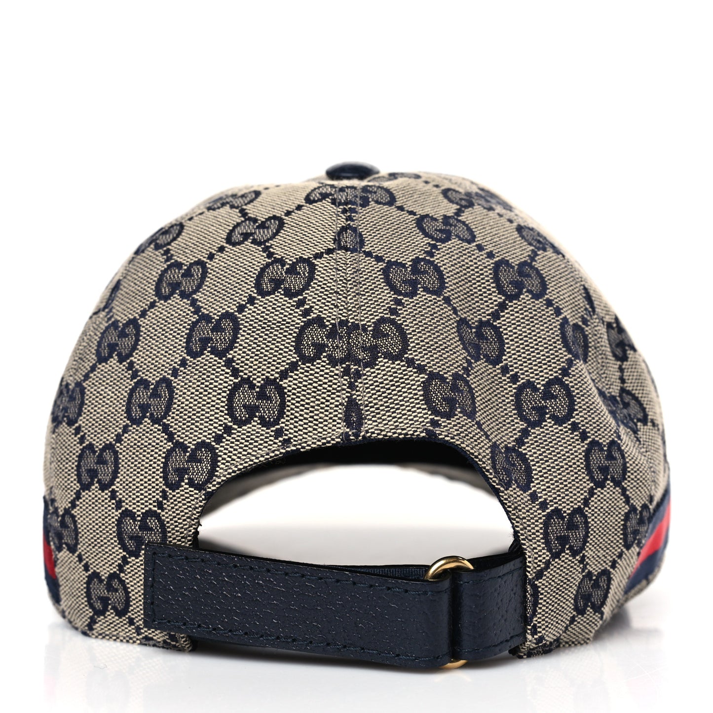 Monogram Web Baseball Hat L Beige Blue