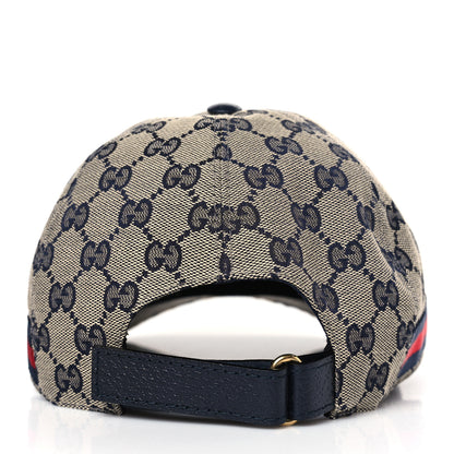 Gucci Monogram Web Baseball Hat L Beige Blue 5 of 7