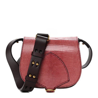 Burberry Lizard Square Satchel Pink 1 of 7