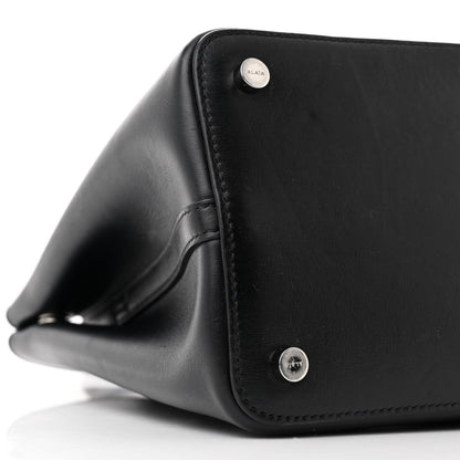 Alaia Calfskin Laser Cut Mina 25 Bag Black 9 of 10