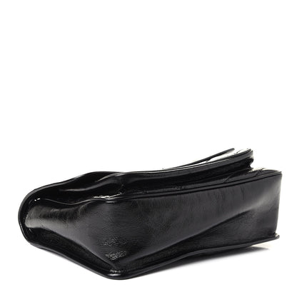 Saint Laurent Crinkled Calfskin Matelasse Monogram Medium Niki Chain Satchel Black 5 of 8