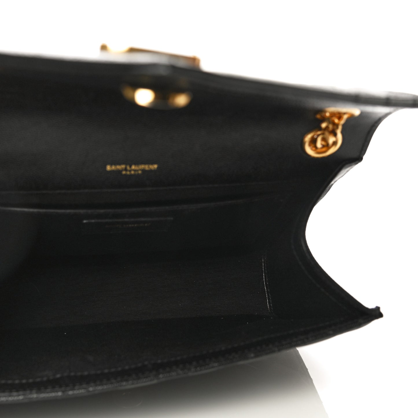 Grain De Poudre Textured Mixed Matelasse Triquilt Medium Monogram Satchel Black