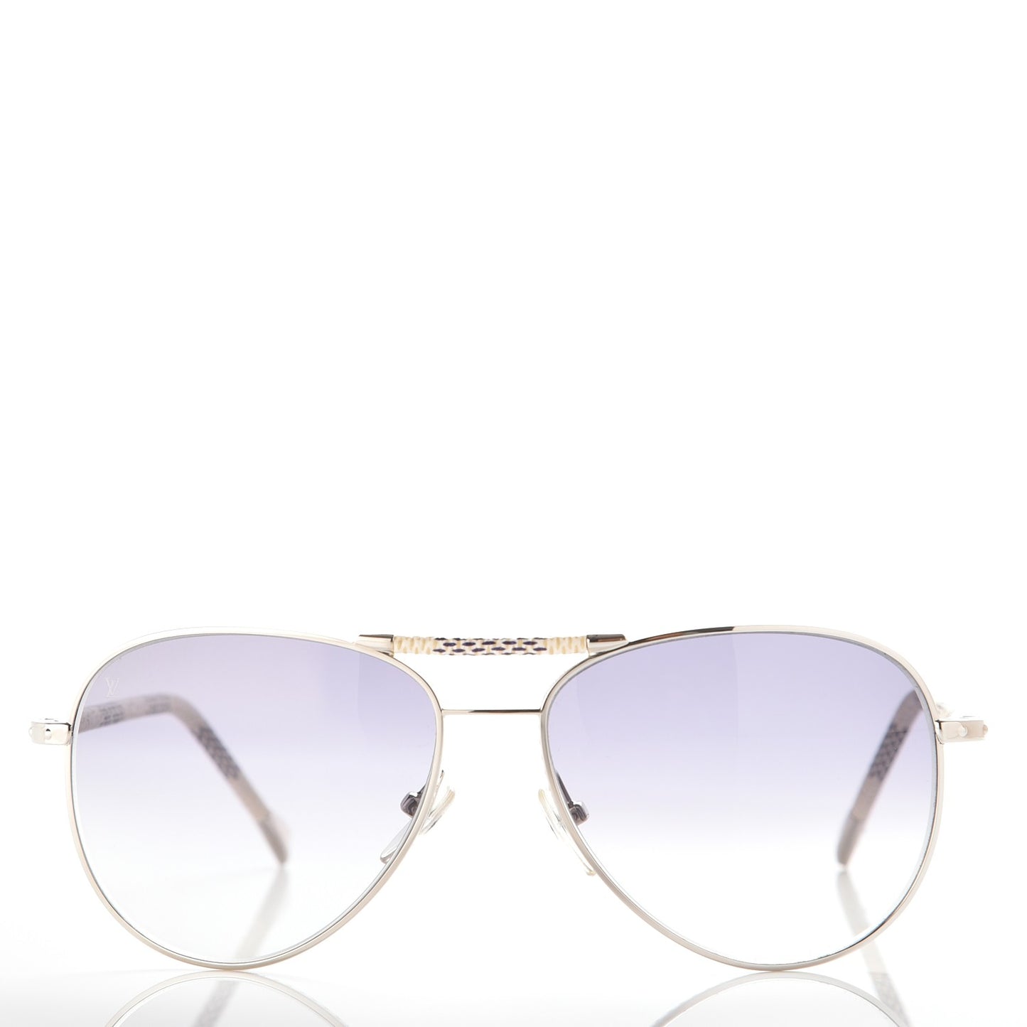 Damier Azur Conspiration Pilote Aviator Sunglasses Z0203U