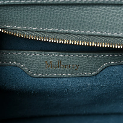 Mulberry Small Classic Grain Mini Zipped Bayswater Antique Blue 6 of 14