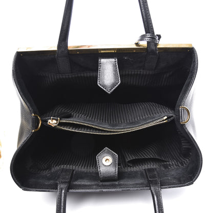 Fendi Vitello Elite Regular 2Jours Tote Black 4 of 14