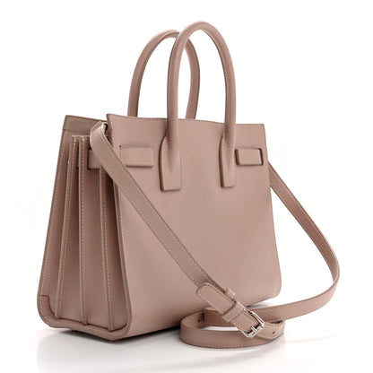 Saint Laurent Smooth Calfskin Baby Sac De Jour Pale Blush 3 of 11
