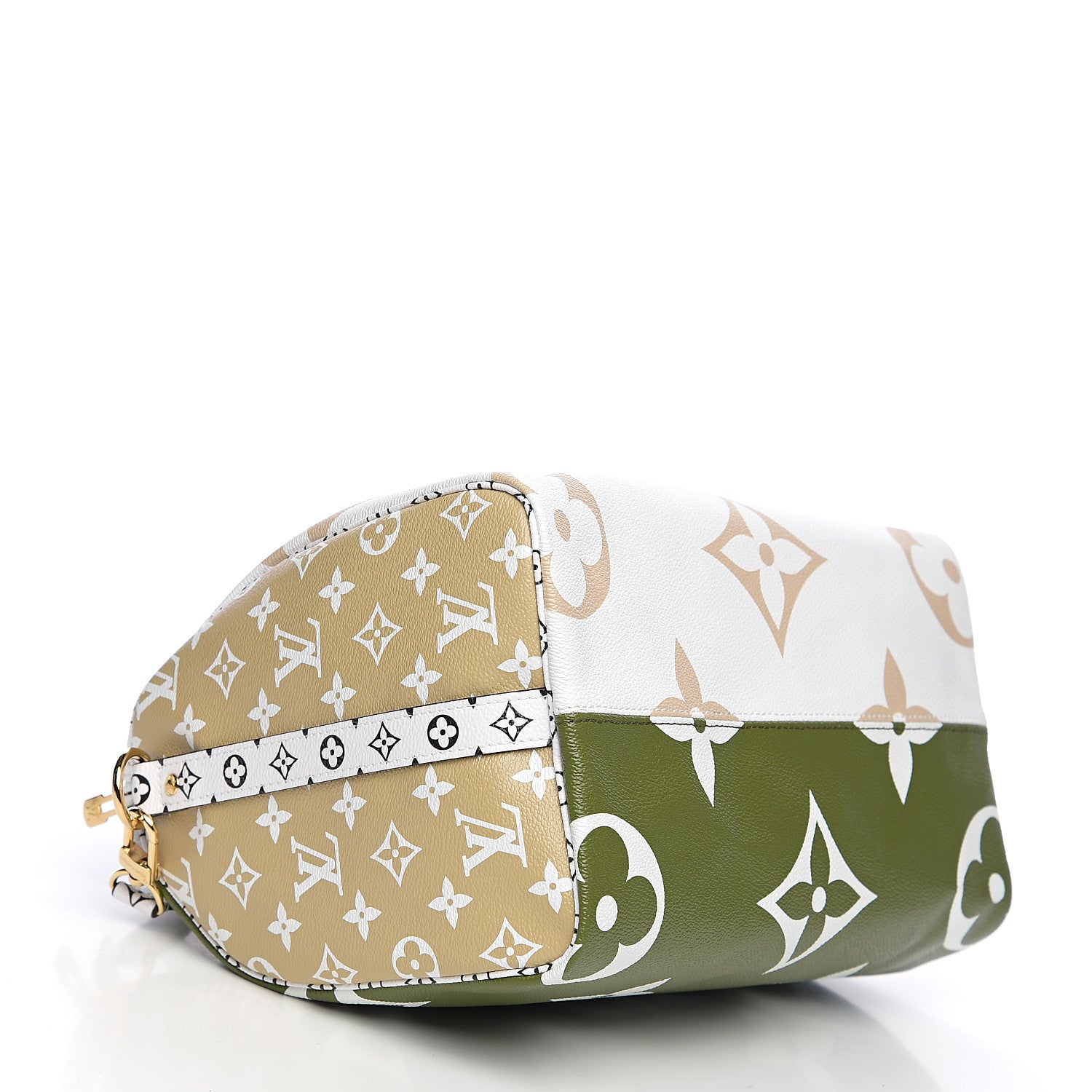 Louis Vuitton Monogram Giant Speedy Bandouliere 30 Kaki Beige 3 of 8
