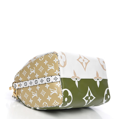 Louis Vuitton Monogram Giant Speedy Bandouliere 30 Kaki Beige 3 of 8