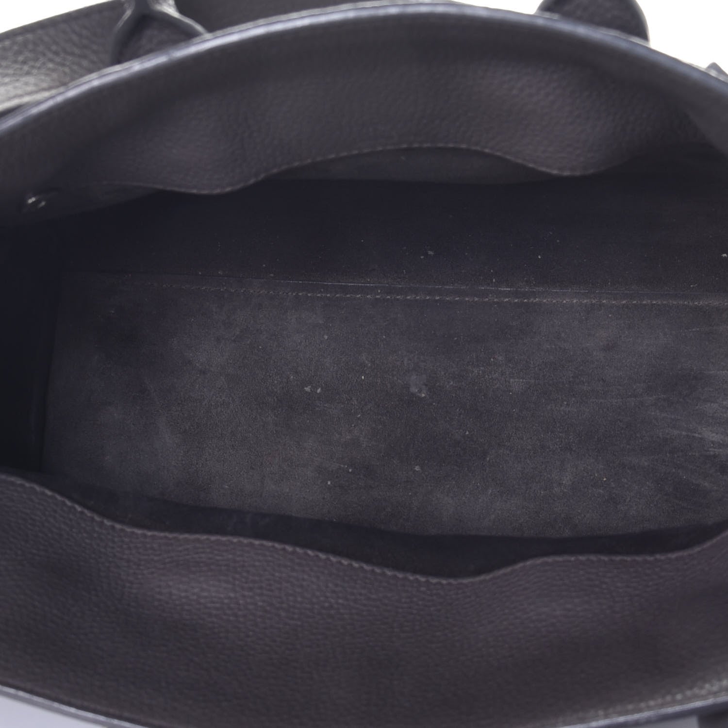 Saint Laurent Grained Calfskin Baby Sac De Jour Souple Coal 6 of 10