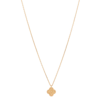 Van Cleef & Arpels 18K Rose Gold Sweet Alhambra Pendant Necklace 1 of 5