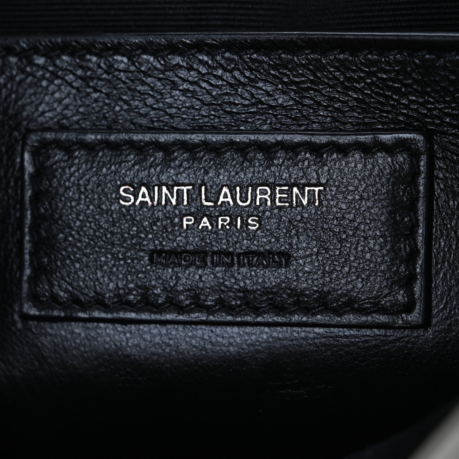 Saint Laurent Crinkled Calfskin Matelasse Monogram Baby Niki Chain Satchel Blanc Vintage 6 of 11