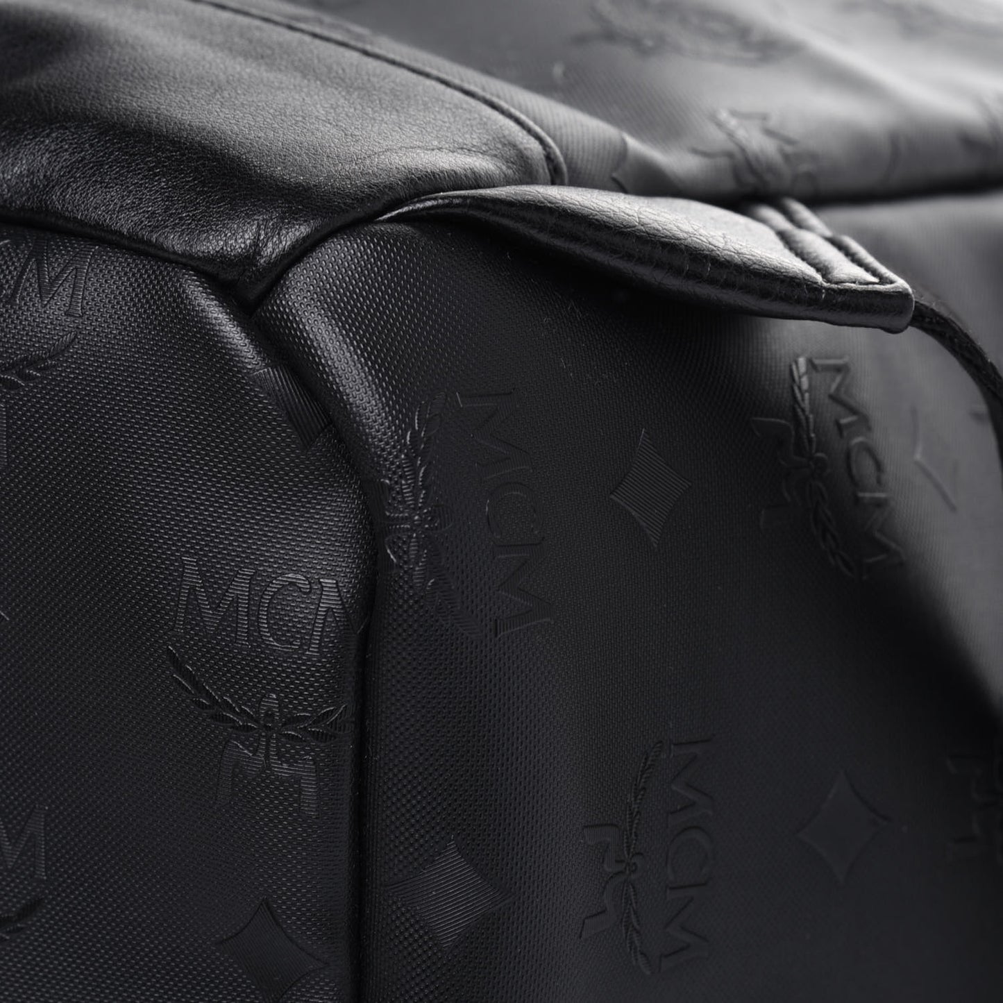Calfskin Medium Studded Backpack Black