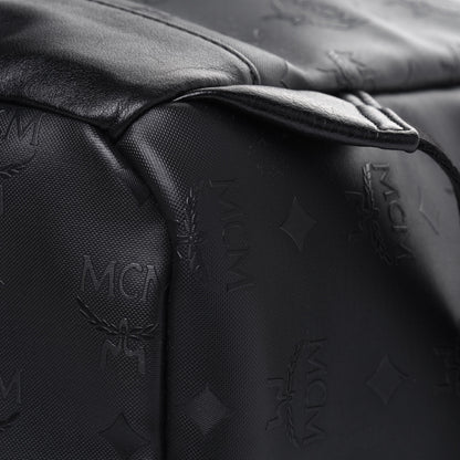 MCM Calfskin Medium Studded Backpack Black 16 of 18