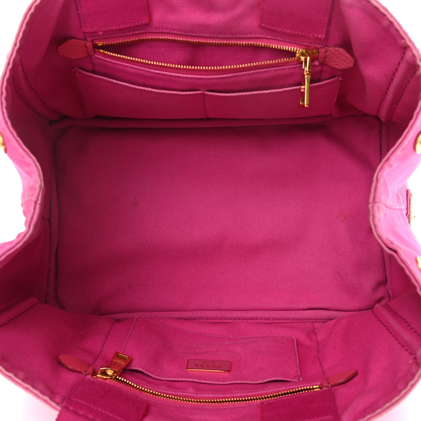 Canapa Small Logo Shopping Tote Fuxia