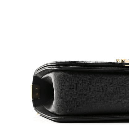 Chanel Caviar Quilted Medium Boy Flap Black 9 of 10