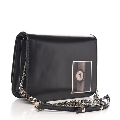 Burberry Calfskin Montage Print Small TB Bag Black 2 of 16