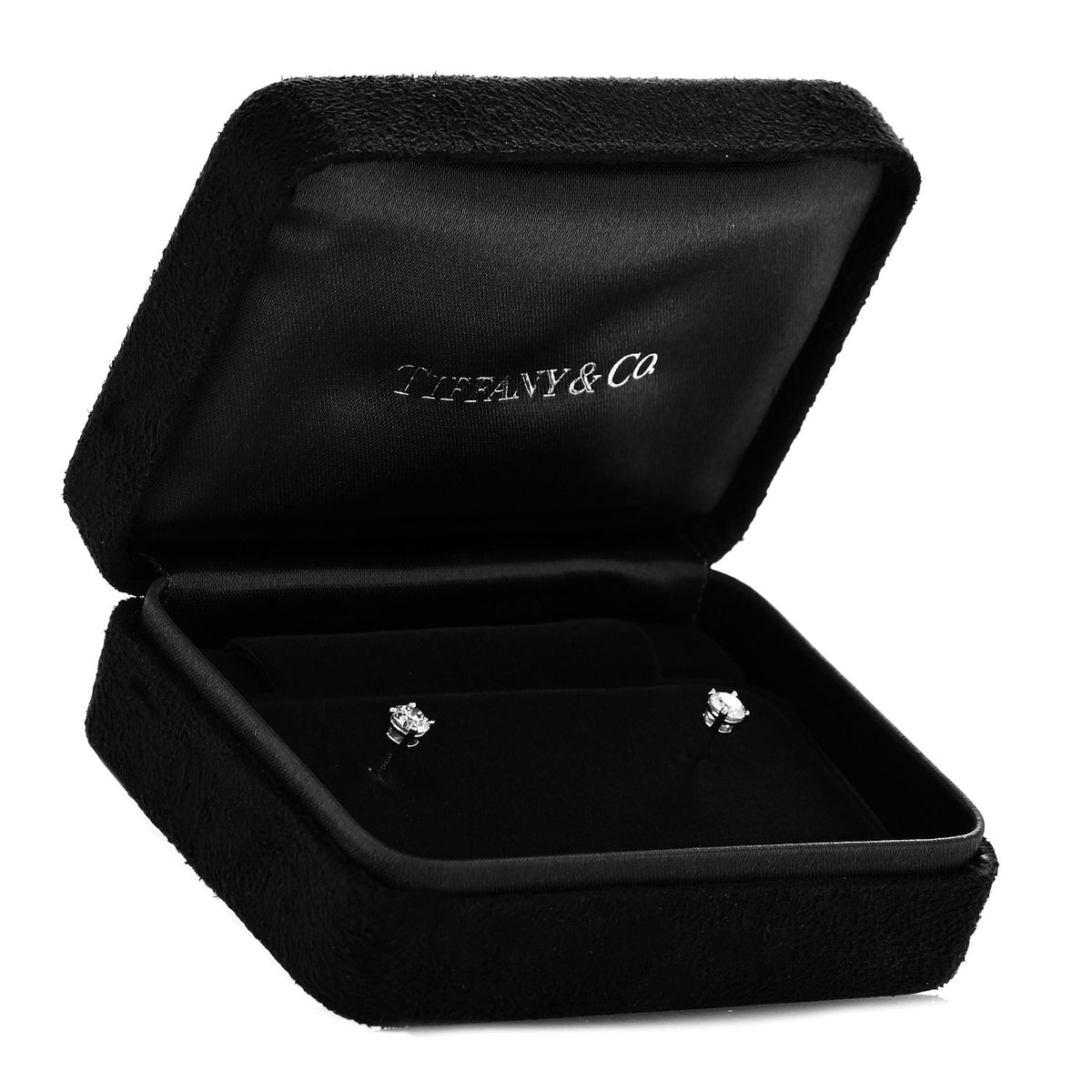 Platinum Diamond .45ctw Solitaire Earrings