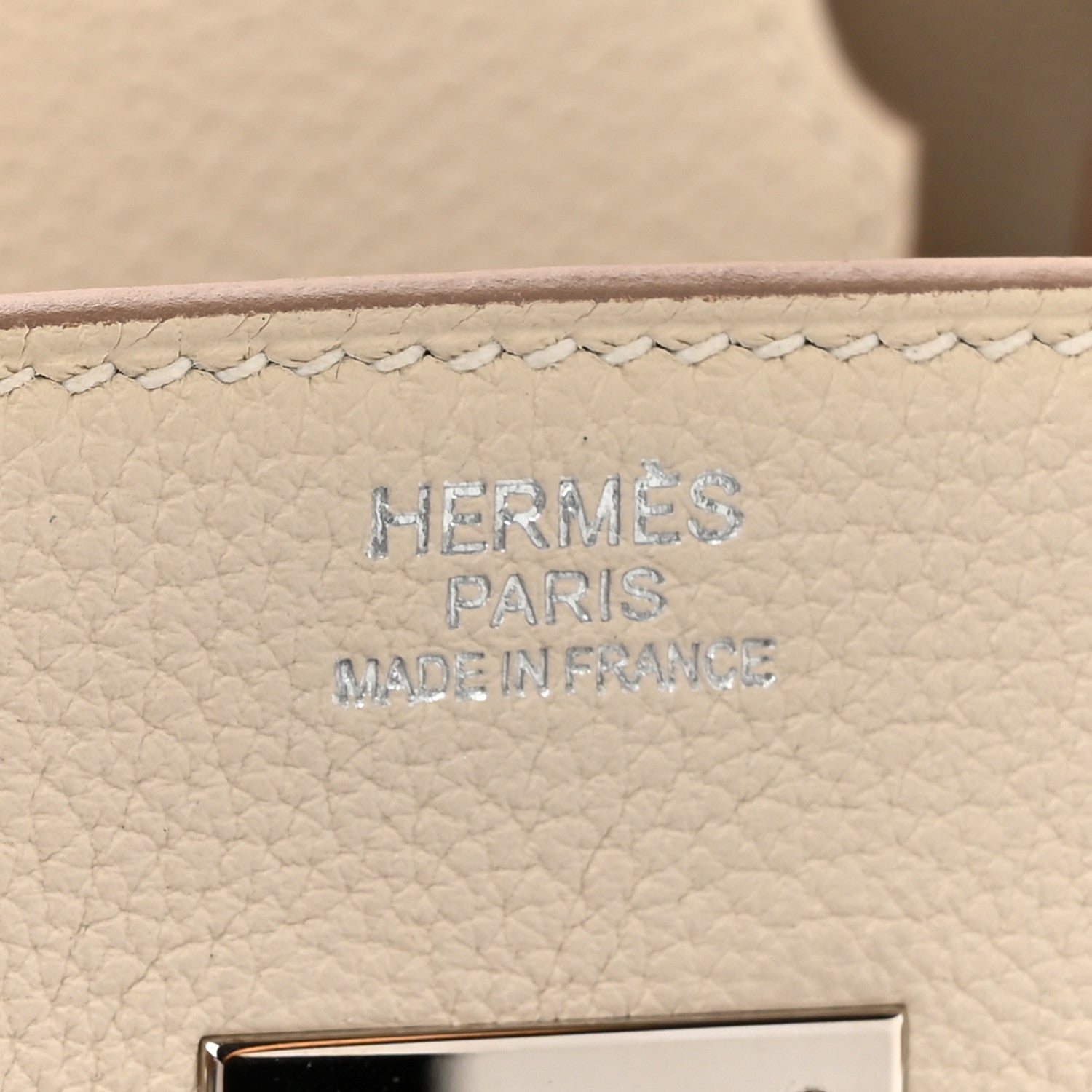 Hermes Togo Birkin 30 Craie 6 of 13