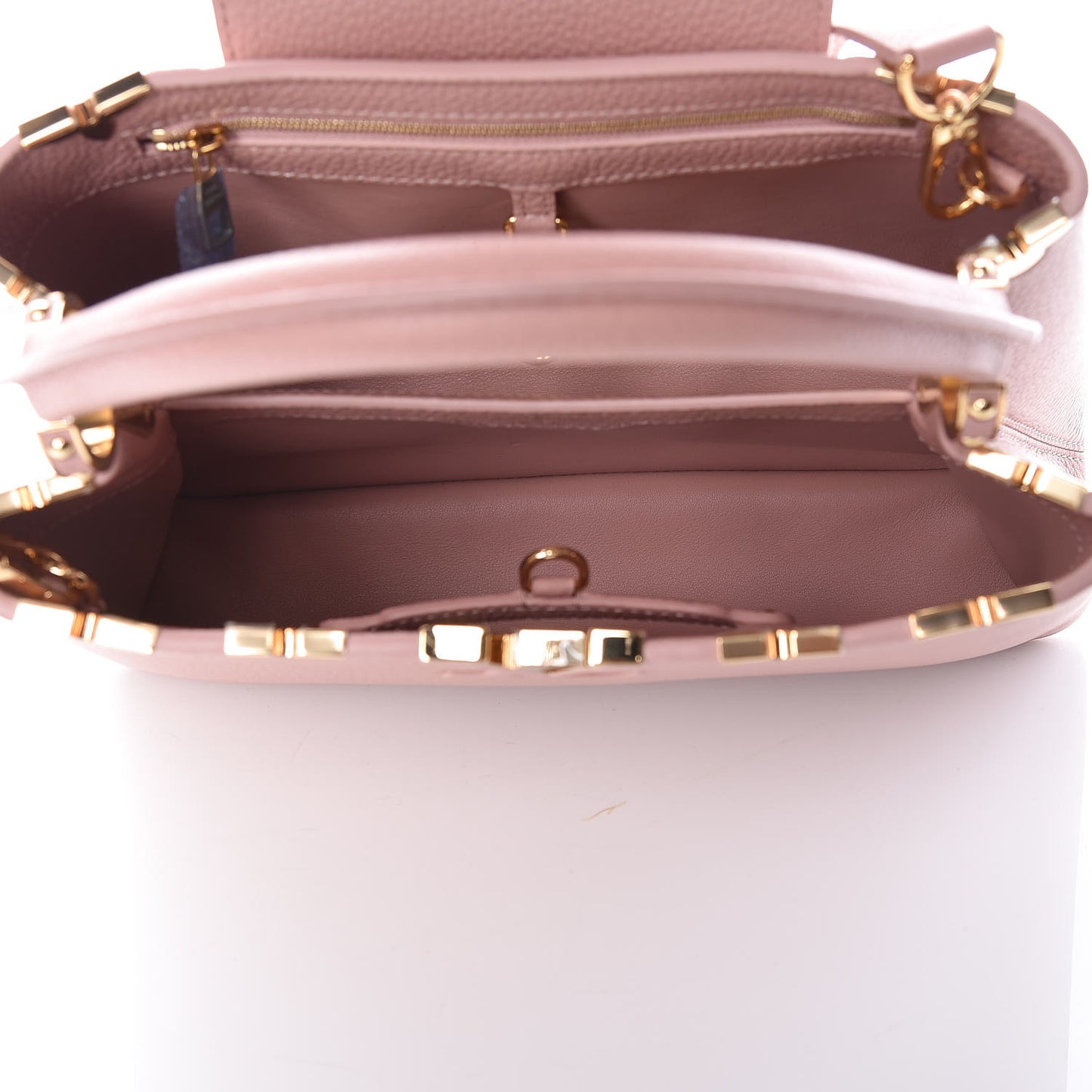 Taurillon Embellished Capucines PM Magnolia