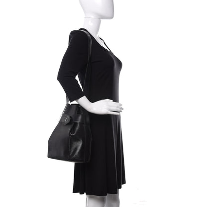 Louis Vuitton Epi Sac D'Epaule Black 2 of 10