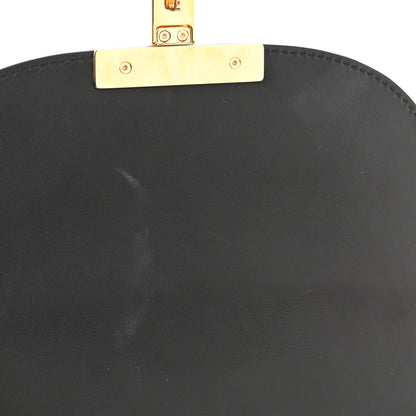 Gucci GG Supreme Monogram Web Medium Padlock Messenger Shoulder Bag Black 11 of 13