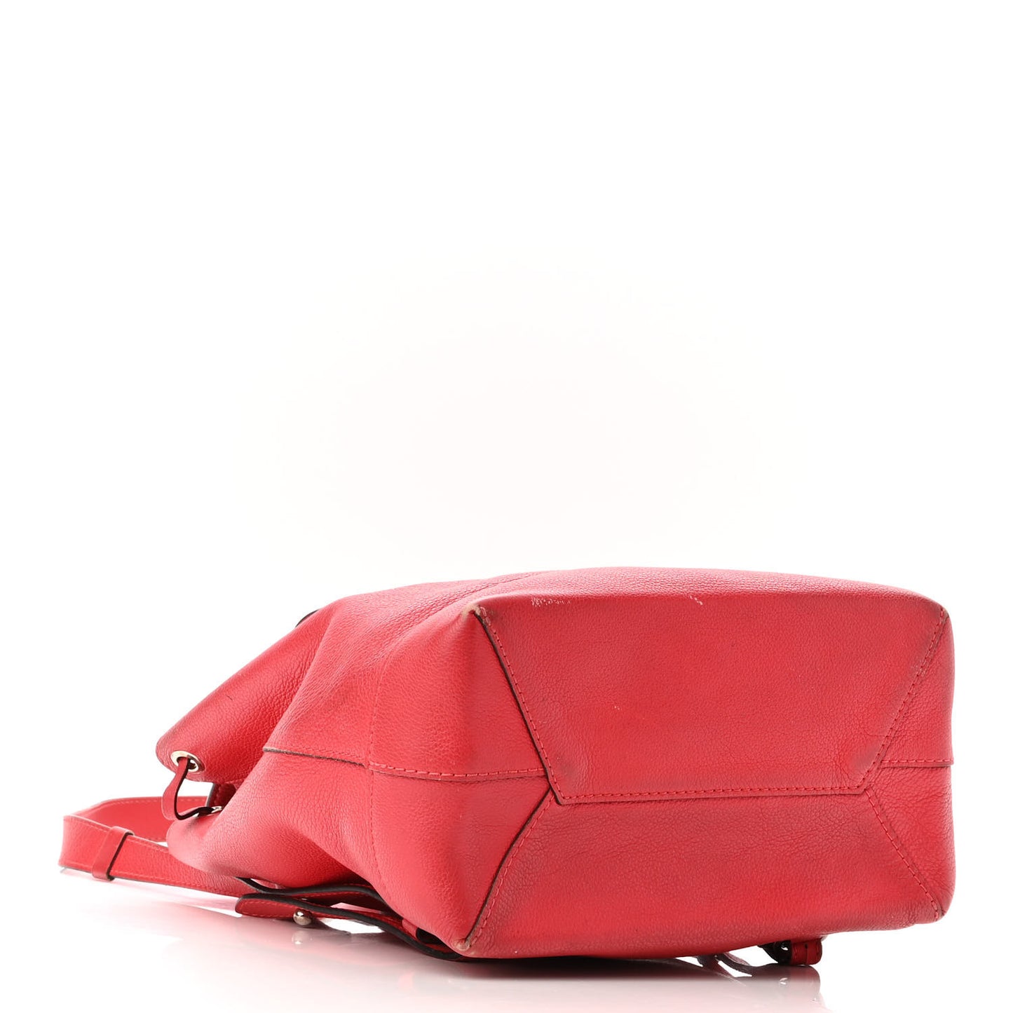 Soft Calfskin Lockme Backpack Poppy
