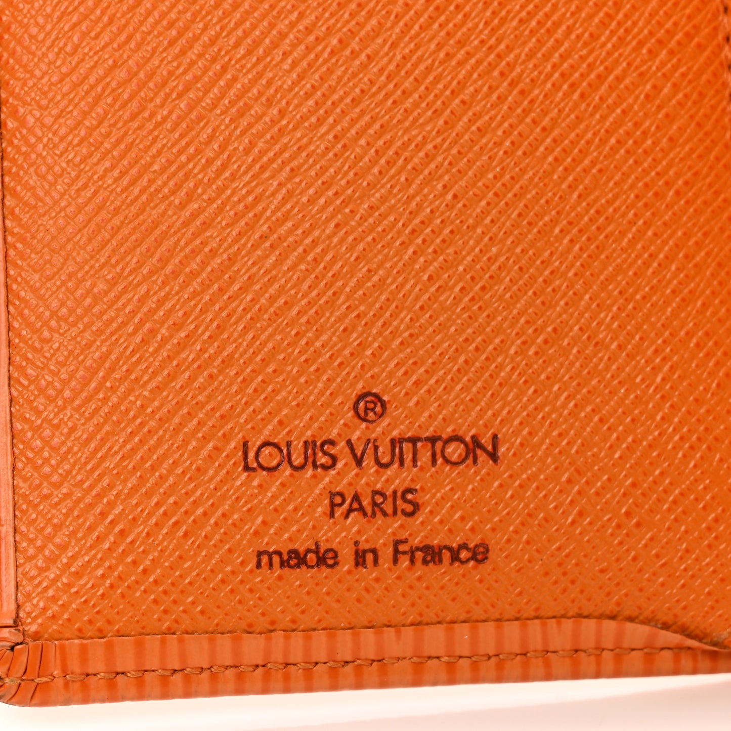 Epi French Purse Wallet Mandarin