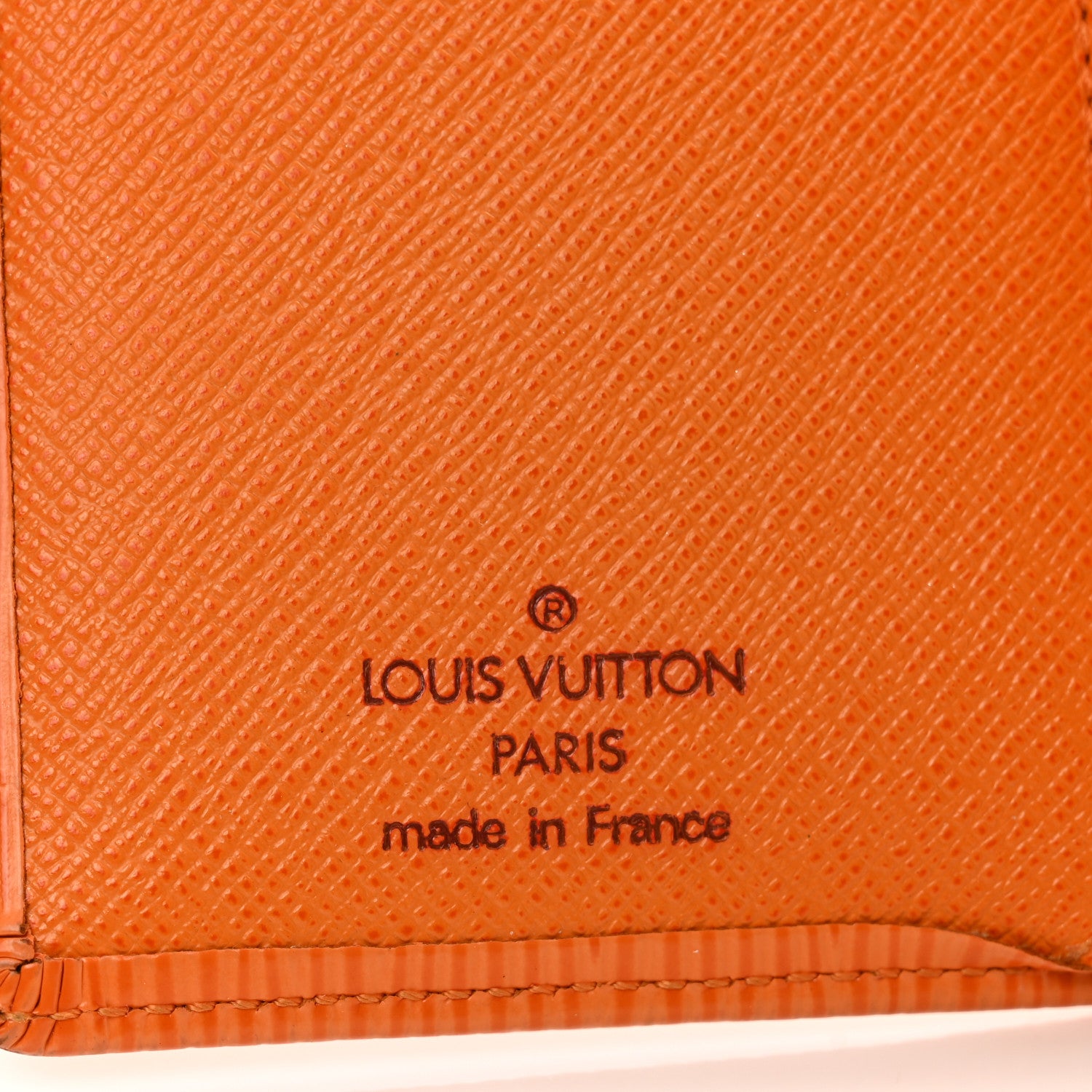 Louis Vuitton Epi French Purse Wallet Mandarin 6 of 9