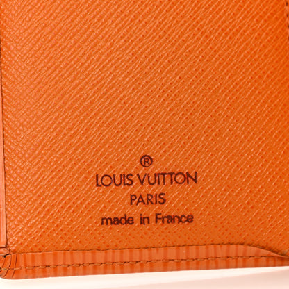 Louis Vuitton Epi French Purse Wallet Mandarin 6 of 9