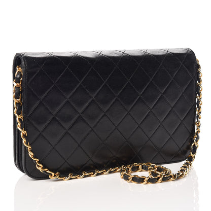 Chanel Lambskin Quilted Small Single Flap Black 3 of 16