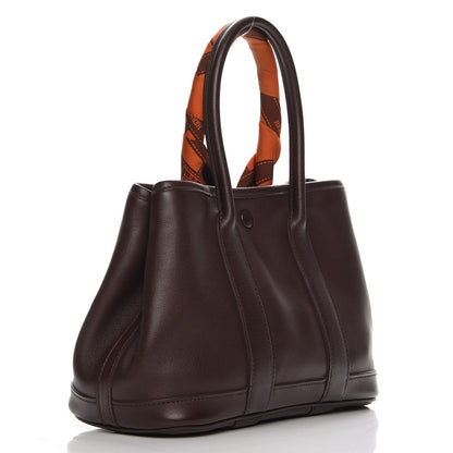 Hermes Swift Bolduc Twilly Garden Party TTPM Chocolate 3 of 8