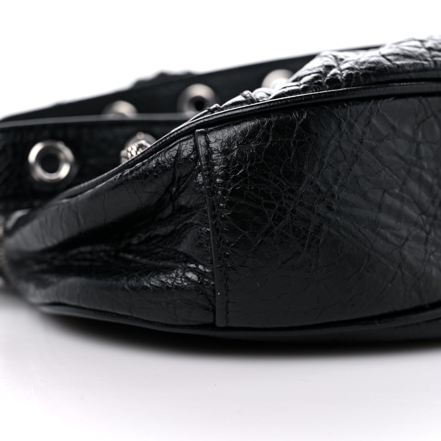 Agneau Arena Le Cagole Shoulder Bag XS Black