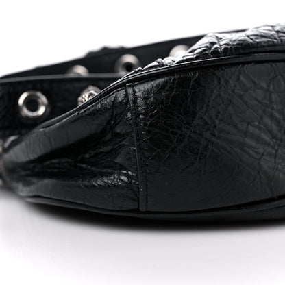 Balenciaga Agneau Arena Le Cagole Shoulder Bag XS Black 9 of 10