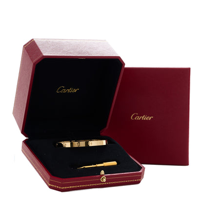 Cartier 18K Yellow Gold LOVE Bracelet 18 5 of 5