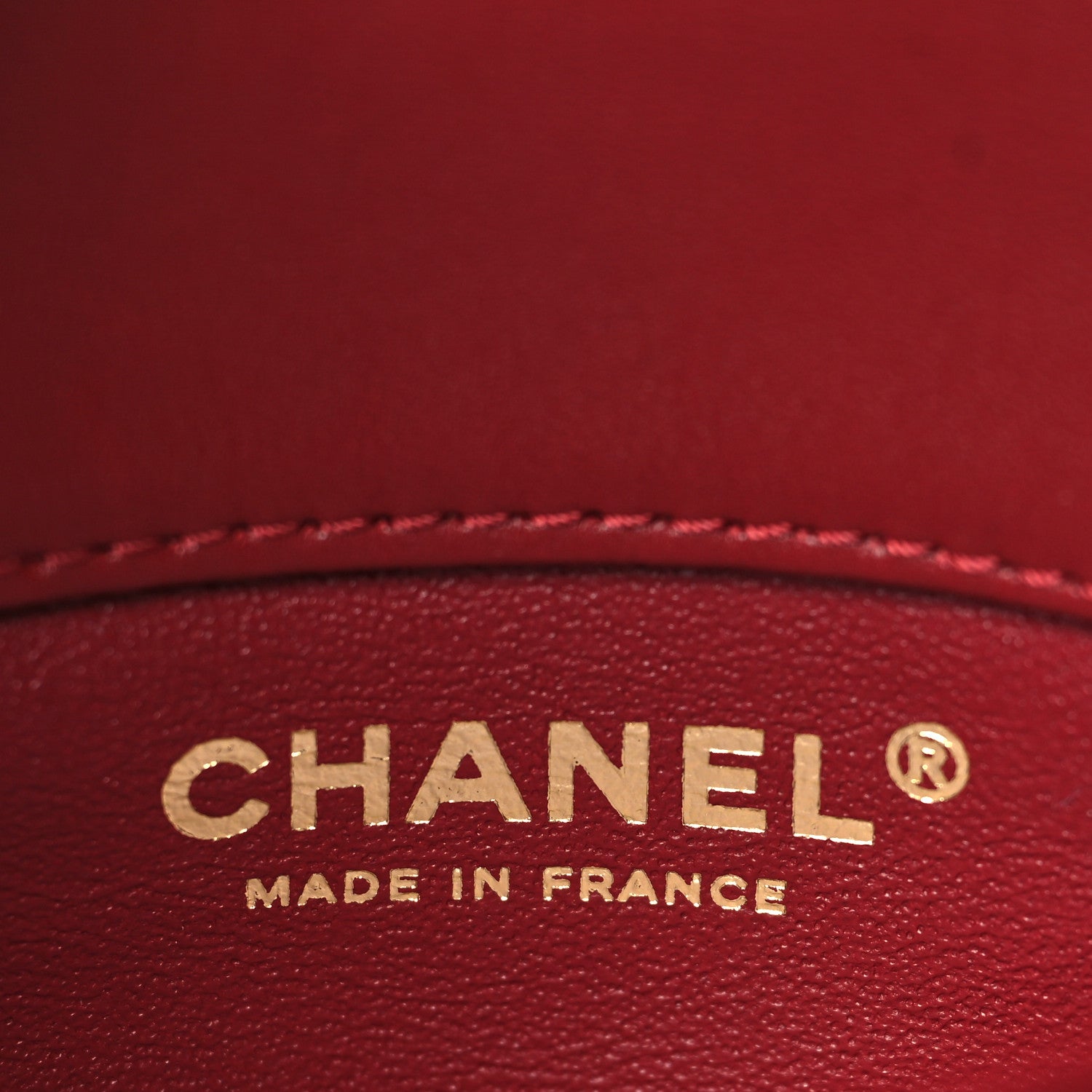 Chanel Lambskin Quilted Wood Coco Handle Flap Red 7 of 9