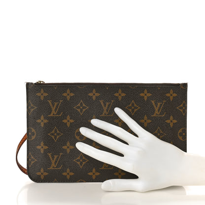 Louis Vuitton Monogram Neverfull MM GM Pochette Pivoine 2 of 12