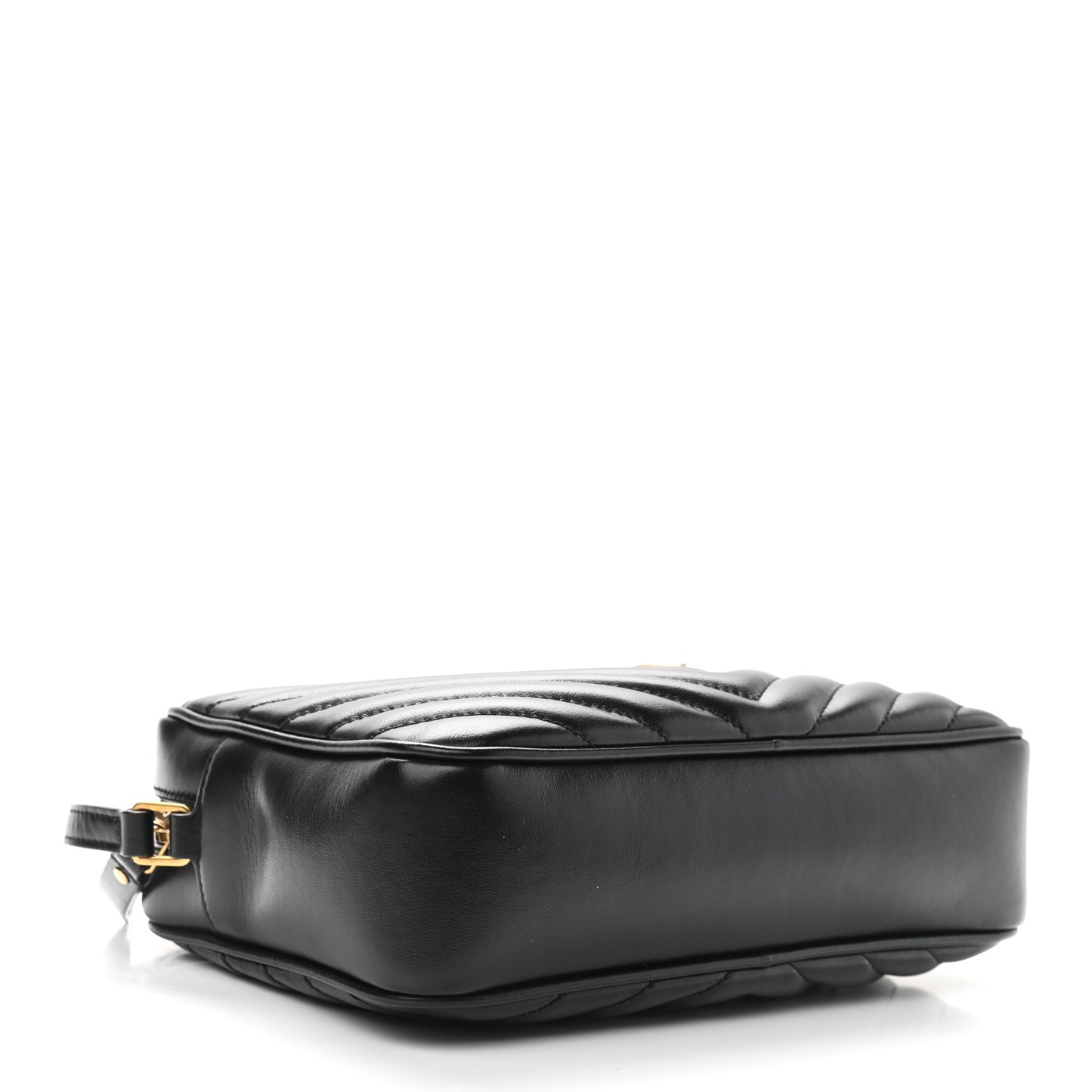 Calfskin Matelasse Monogram Lou Camera Bag Black