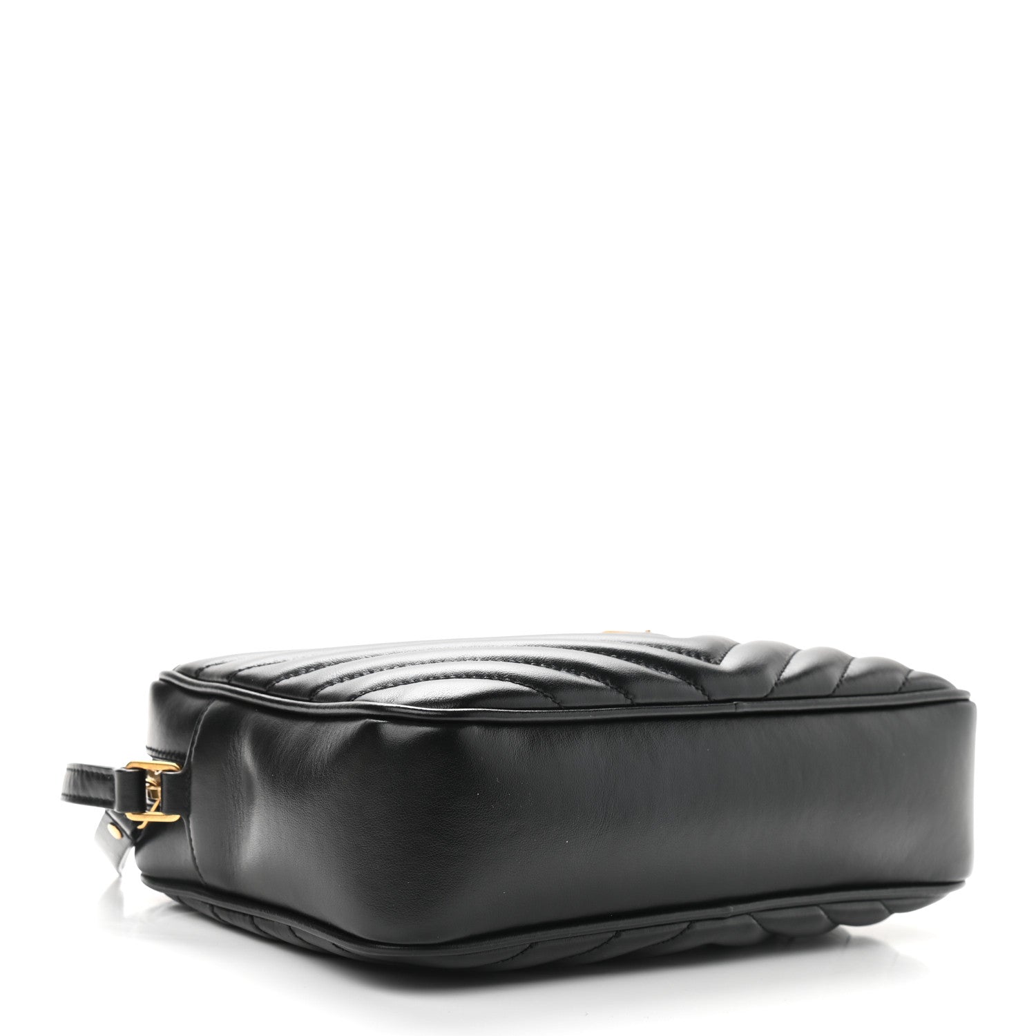 Saint Laurent Calfskin Matelasse Monogram Lou Camera Bag Black 4 of 10