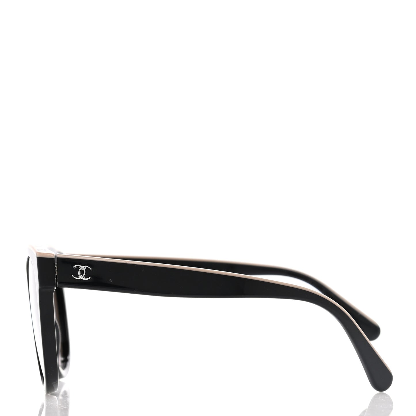 Acetate CC Butterfly Sunglasses 5414 Black Beige