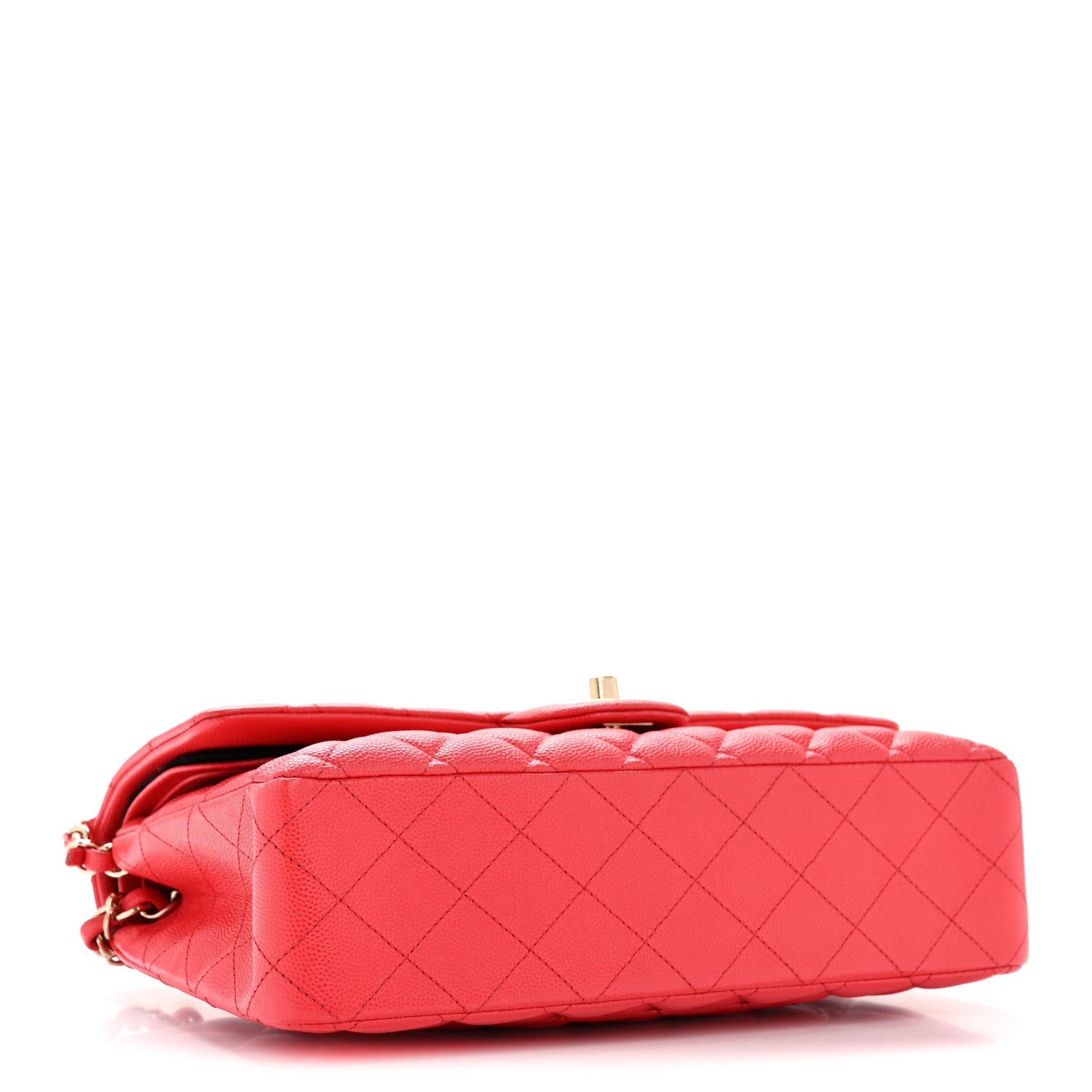 Chanel Caviar Quilted Medium Double Flap Red 4 of 12