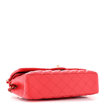 Chanel Caviar Quilted Medium Double Flap Red 4 of 12