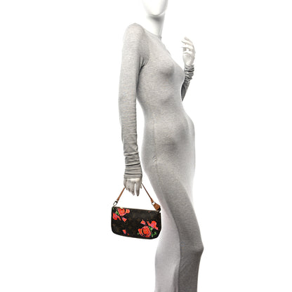 Louis Vuitton Monogram Roses Pochette Accessories 2 of 10