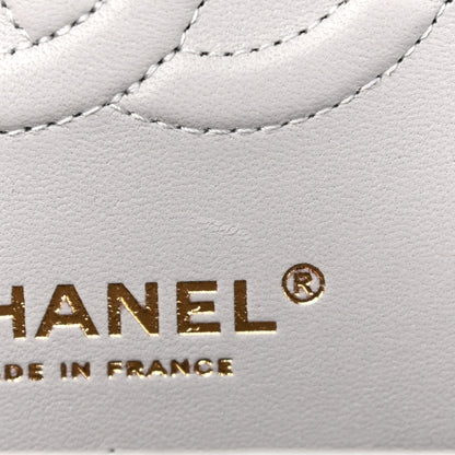 Chanel Caviar Quilted Small Double Flap Grey 10 of 10