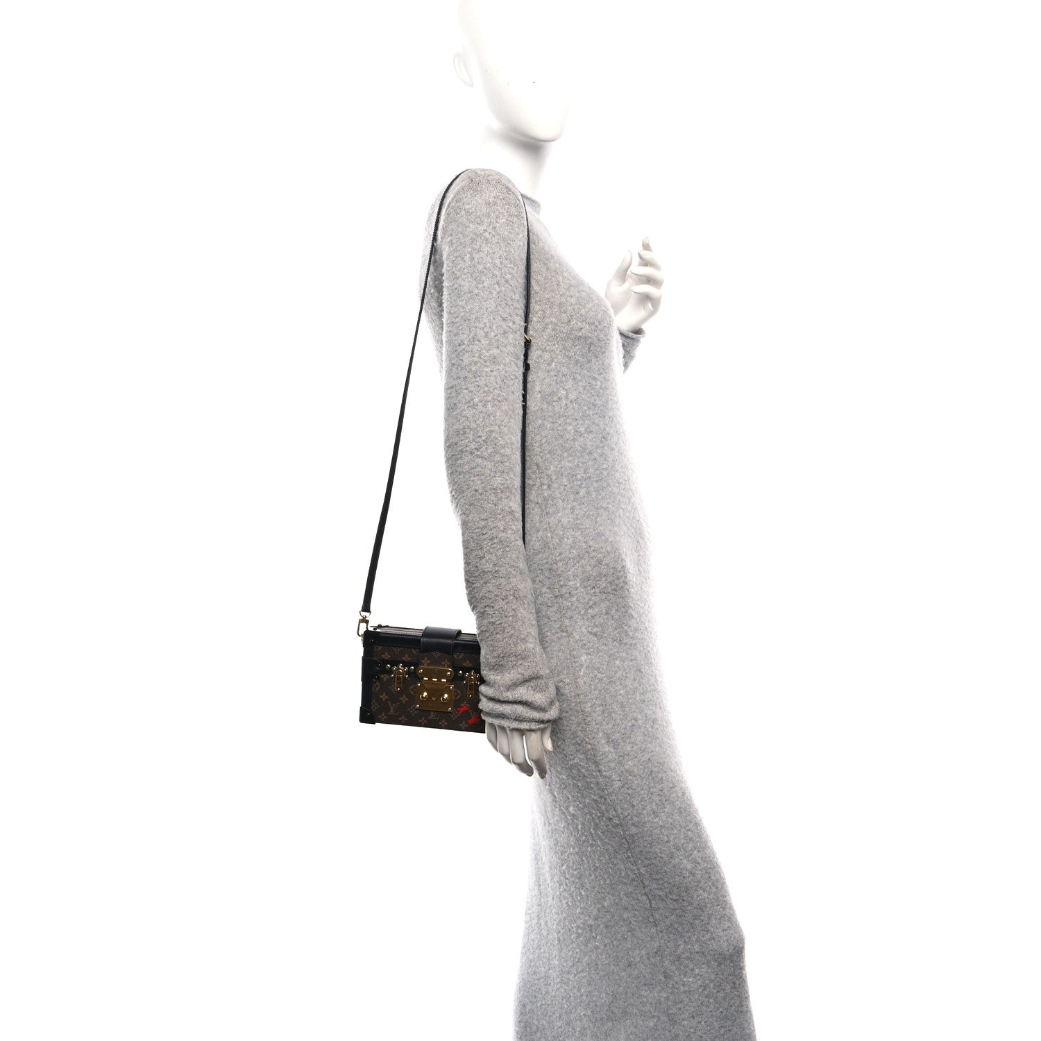 Louis Vuitton Monogram Petite Malle Black 2 of 10