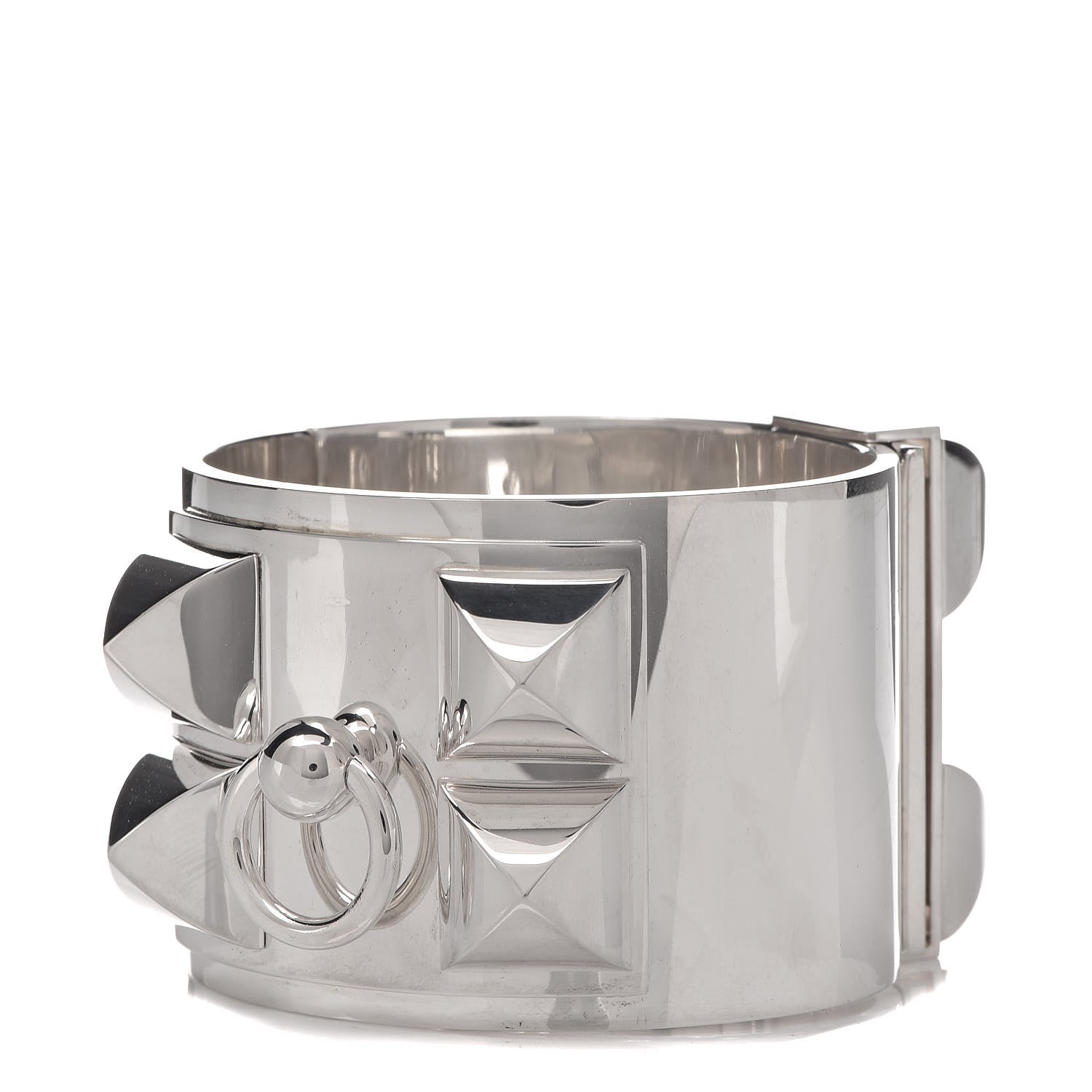 Hermes Sterling Silver Collier De Chien Bracelet SH 3 of 6