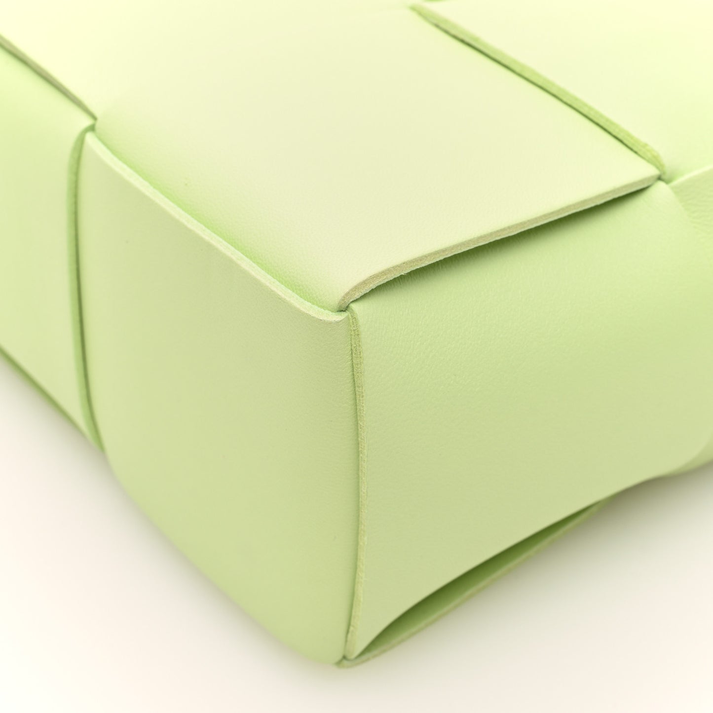 Nappa Maxi Intrecciato Mini Arco Tote Fresh Mint
